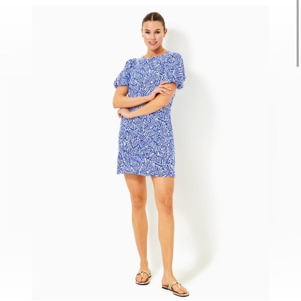 NWT: Lilly Pulitzer-Rosen Dress, MARTINIQUE BLUE